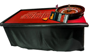 Fun Casino Traditional 1 Table Roulette Package Burgundy (15 pax)