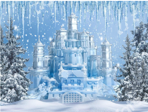 Backdrop - Winter Fairytale Frozen Castle