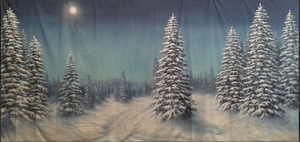 BACKDROP - WINTER FOREST H3m x W6m