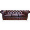 Chesterfield Leather Sofa Oxblood